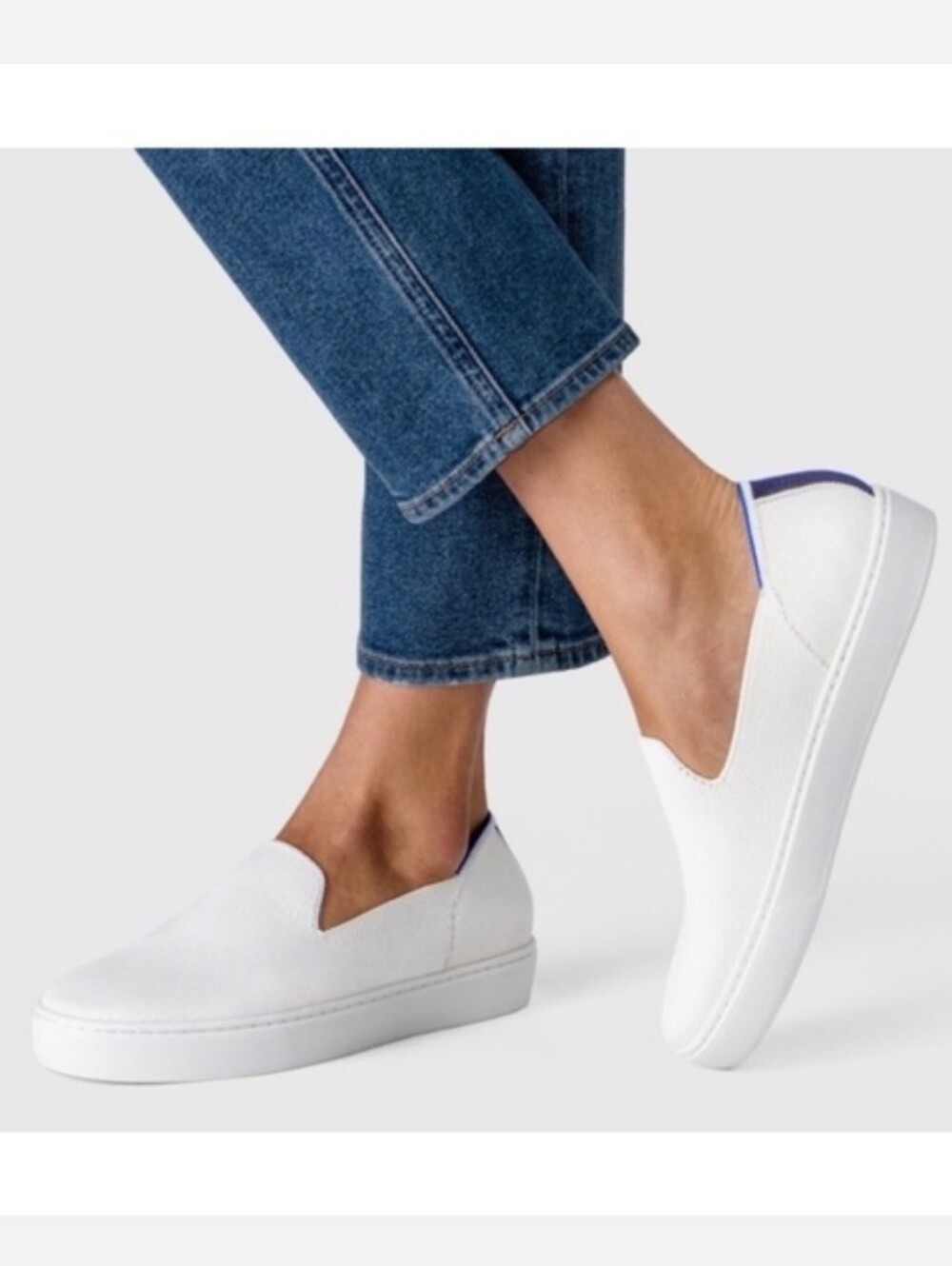 Rothy’s, The Original Slip On Sneaker In Bright White